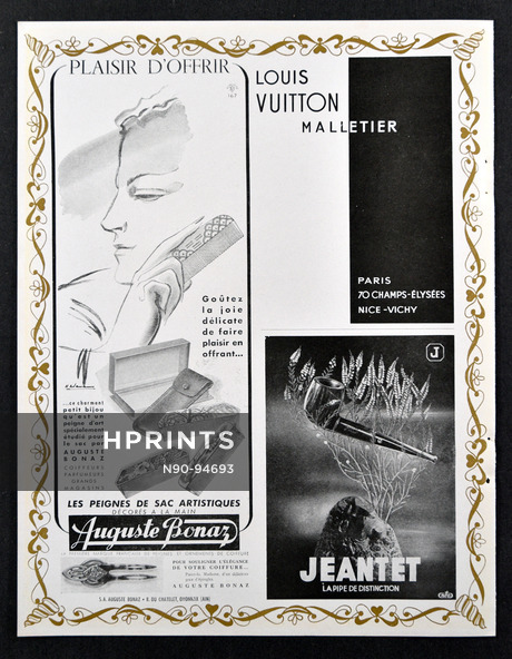 Auguste Bonaz, Louis Vuitton, Jeantet 1947
