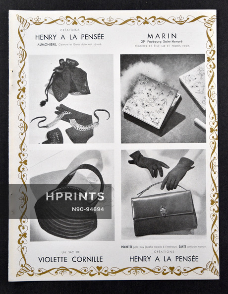 Henry à la Pensée, Marin, Violette Cornille 1947