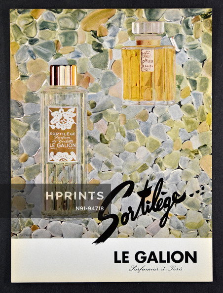 Le Galion (Perfumes) 1965 Sortilège, Photo Claude Anger