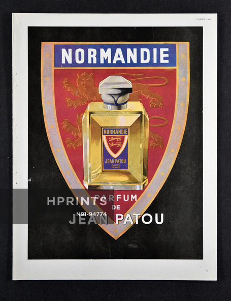Jean Patou (Perfumes) 1947 Parfum Normandie