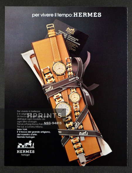 Hermès (Horloger) 1985 Italian