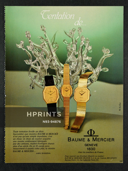 Baume & Mercier (Watches) 1981