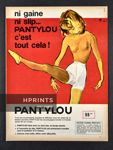 Lou (Lingerie) 1962 Pantylou, Brénot