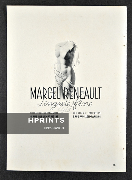 Marcel Reneault (Lingerie) 1945