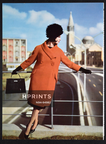 Jean Patou 1960 Hermès Handbag, Boulevard Périphérique, Photo Pottier