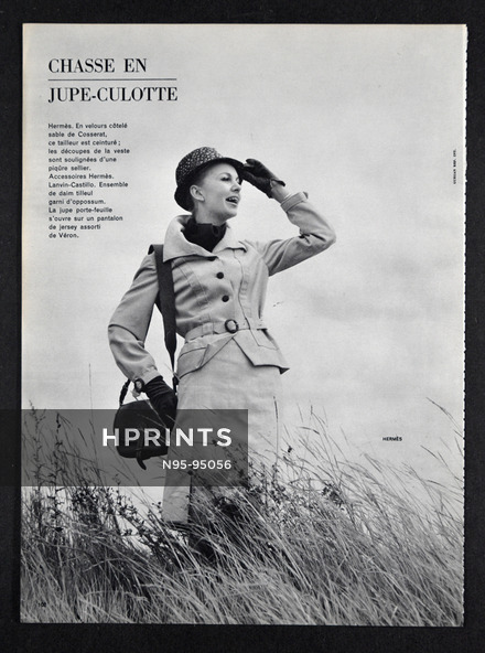 Hermès (Couture) 1963 Photo Guégan