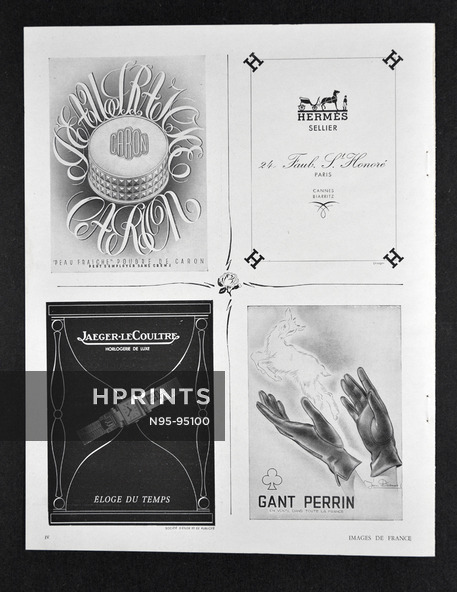 Hermès (Sellier) 1943 Jaeger-leCoultre, Perrin, Caron