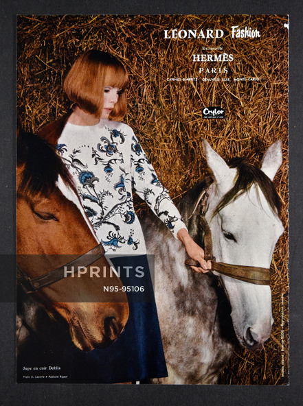 Hermès (Couture) 1964 Leonard Fashion, Photo D. Laporte