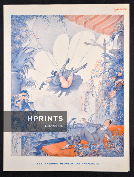 Les Hasards Heureux du Parachute, 1930 - D'Es circa