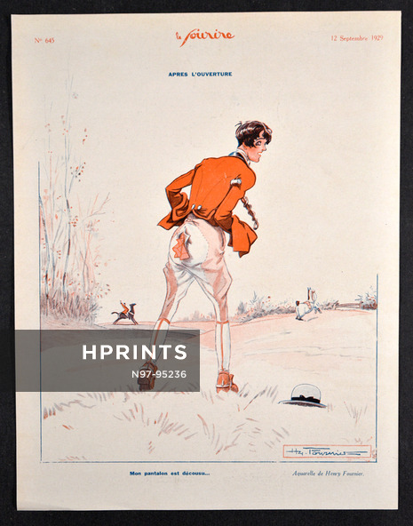 Après l'ouverture, 1929 - Henry Fournier Huntress