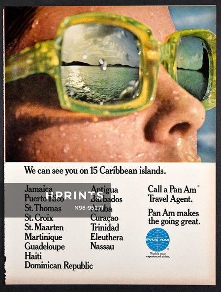 Pan American (Airlines) 1967 Caribbean Islands