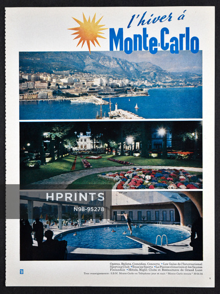 Monte Carlo 1962 L'hiver