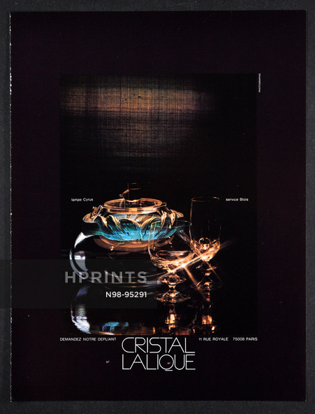 Cristal Lalique (Crystal Glass) 1973