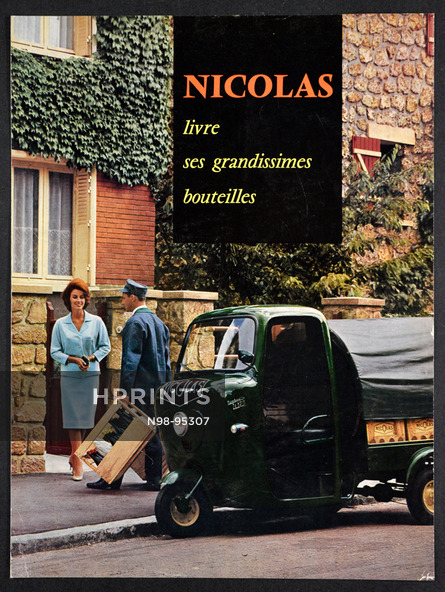Nicolas 1962 Livre ses grandissimes bouteilles