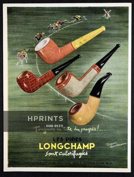 Longchamp (Smoking Pipes) 1949 Turenne Chevallerean