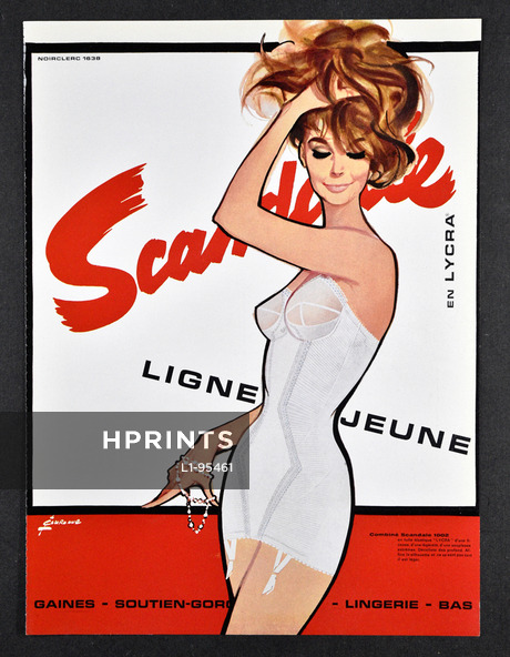 Scandale (Lingerie) 1963 Pierre Couronne, Combiné 1002