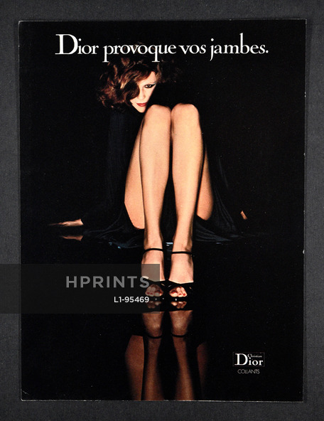 Christian Dior (Lingerie) 1976 Stockings, Dior provoque vos jambes