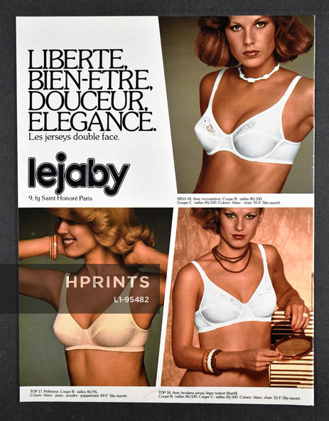 Lejaby 1976 Brassiere