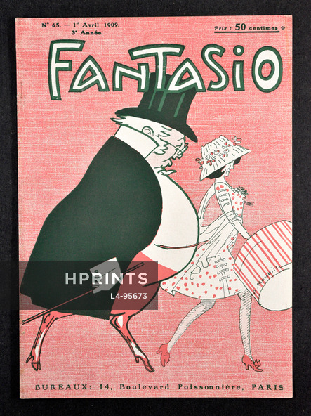 Roubille 1909 Faun, Midinette, Fantasio Cover