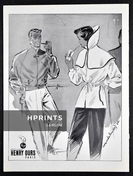 Henry Ours (Sportswear) 1950 Alexis Delmar