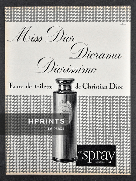 Christian Dior (Perfumes) 1962 Spray, Atomiser