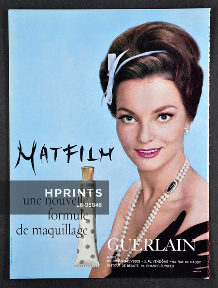 Guerlain (Cosmetics) 1964 Matfilm, Photo Rouchon