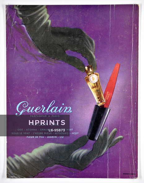Guerlain (Perfumes) 1957 Flacon Sac