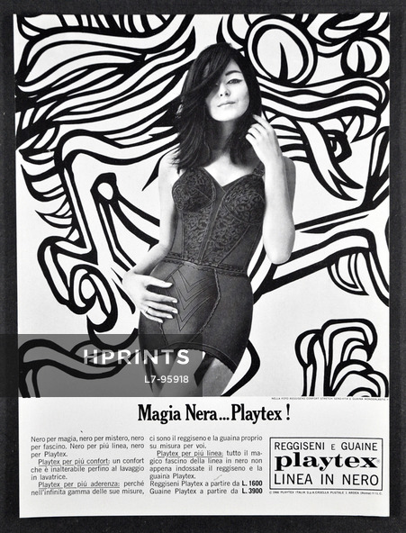 Playtex 1967 Magia Nera, Corselette
