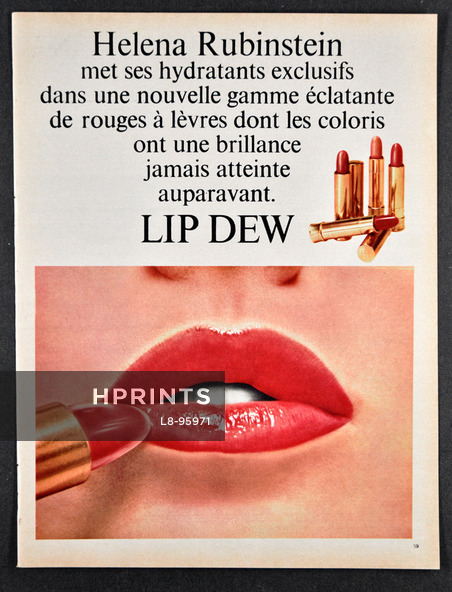 Helena Rubinstein (Cosmetics) 1967 Lip Dew