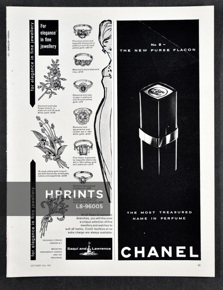 Chanel (Perfumes) 1961 Numéro 5 Purse Flacon