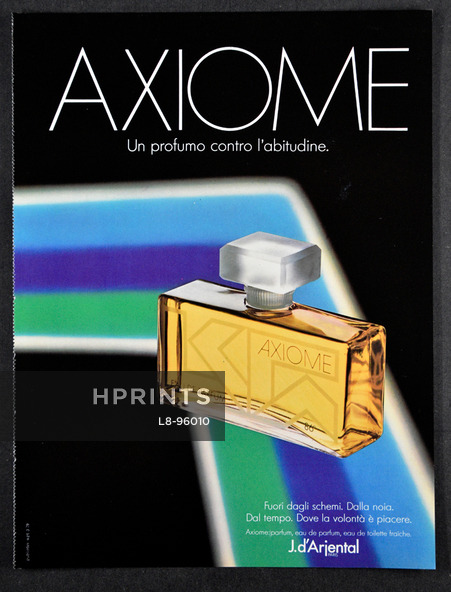 J. d'Arjental (Paris) 1979 Axiome Perfume