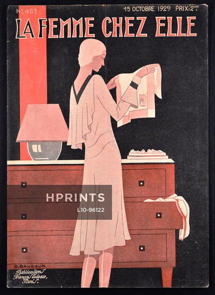 La Femme Chez Elle 1929 Cover, B. Baucour