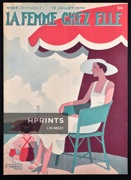 La Femme Chez Elle 1935 B. Baucour, Cover