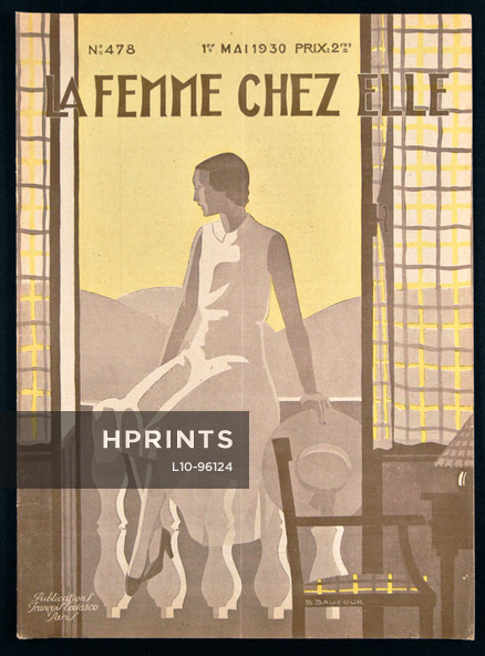 La Femme Chez Elle 1930 B. Baucour, Cover