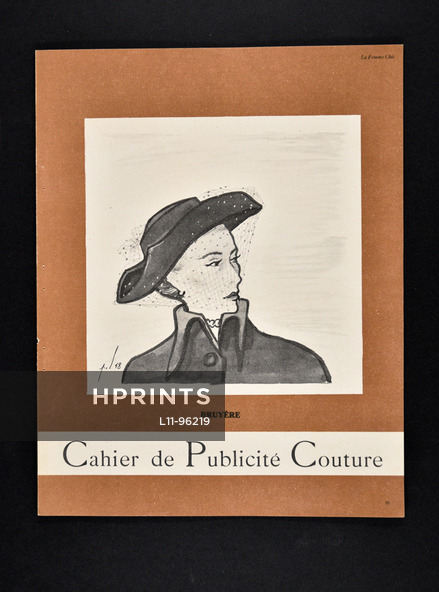 Louchel 1948 Bruyere, Le Monnier, Maria Guy, Simone Cange, Hats, 4 Pages, 4 pages