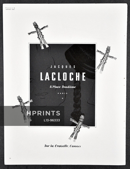 Jacques Lacloche (Jewels) 1945 Vogue Libération