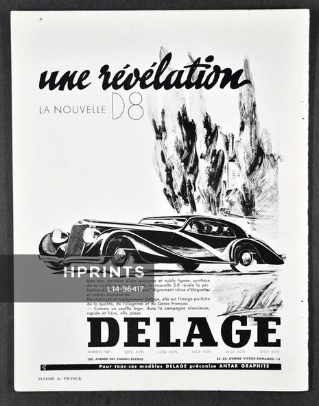 Delage 1936 Révélation D8, Renluc
