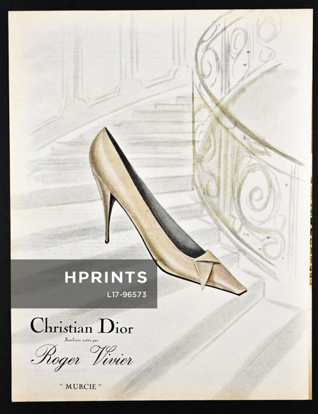 Christian Dior (Shoes) 1961 Roger Vivier, Escalier, Modèle Murcie