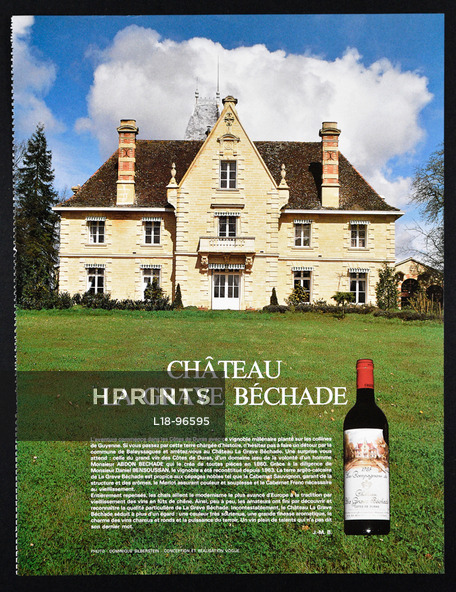 Château La Grave Béchade 1987 Bordeaux Wine