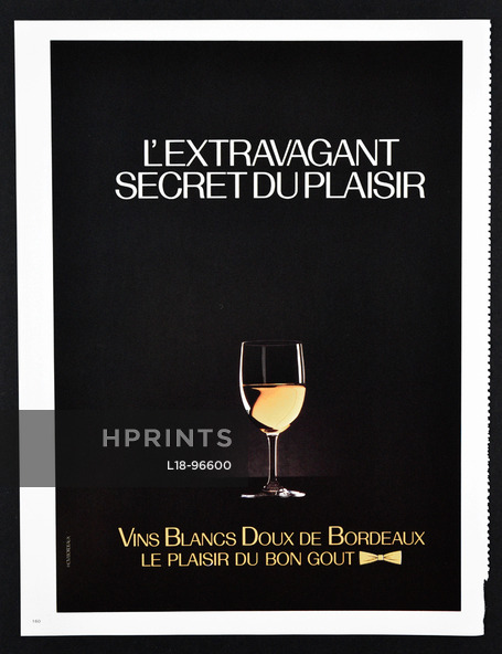 Bordeaux Wine 1987 Vins Blancs