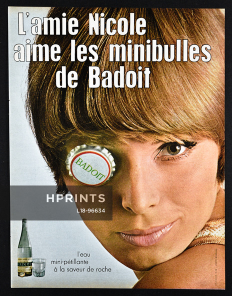 Badoit (Water) 1967 L'amie Nicole