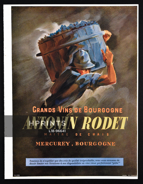 Antonin Rodet Bourgogne 1947 Mercurey, Wine