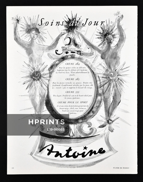 Antoine (Cosmetics) 1951 Soins du Jour
