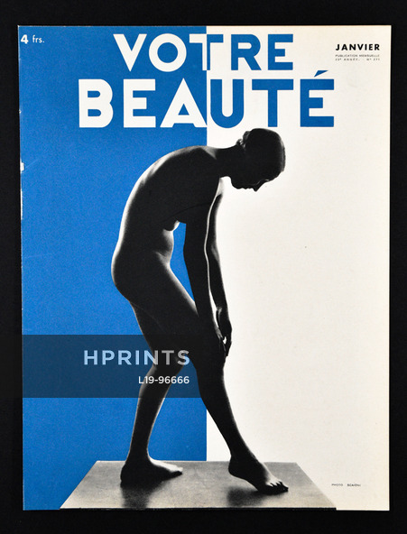 Egidio Scaioni 1933 Votre Beauté Janvier Cover Only