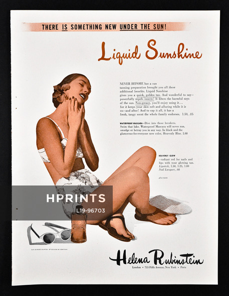 Helena Rubinstein 1946 Liquid Sunshine
