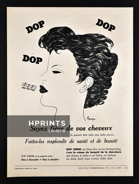 Dop (Hair Care) 1949 Georges Lepape