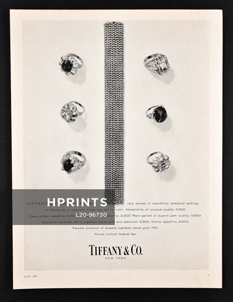 Tiffany & Co. 1959 Newest Rings