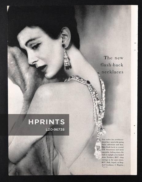 Arpad (Jewels) 1958 The new flash-back necklaces, Rhinestones