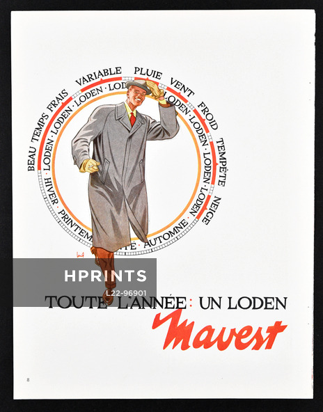 Mavest (Men's Clothing) 1955 Loden, Land