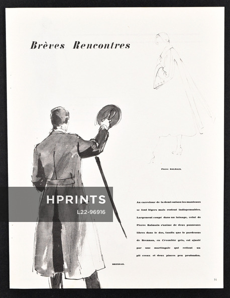 Brèves rencontres, 1950 - Louis Moles, Simone Souchi, 4 pages